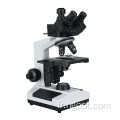 Microscope biologique trinoculaire à 45 ° horizontal incliné